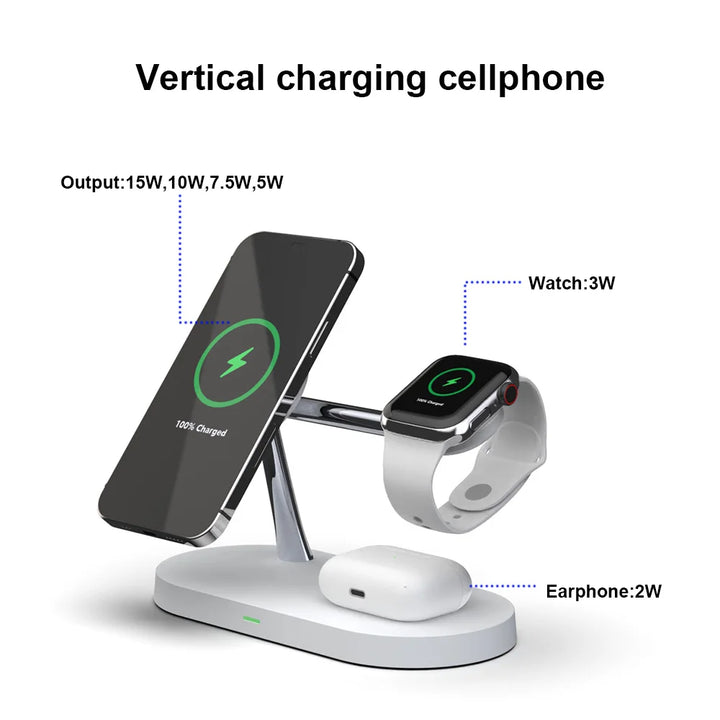 Wireless Charger Stand For iPhone, Apple Watch and Airpods