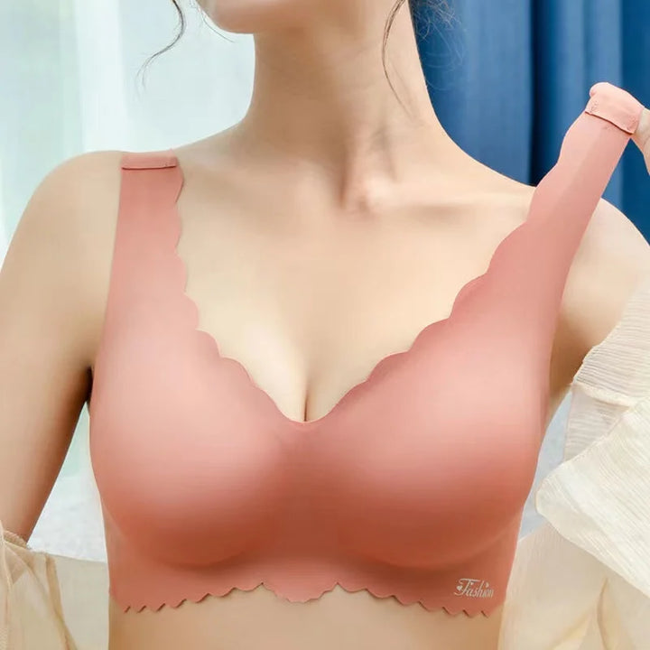 Women’s Seamless Sexy Push-Up Bra Without Steel Ring