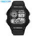 Synoke Nylon Woven Strap Retro Electronic Watch