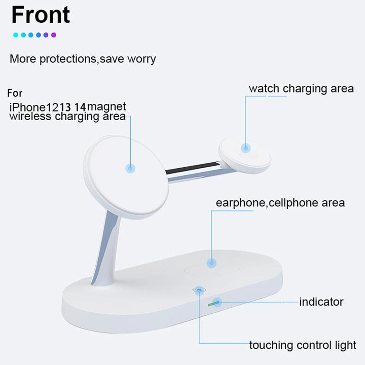 Wireless Charger Stand For iPhone, Apple Watch and Airpods