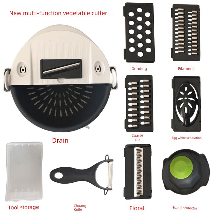 Multi-Function Vegetable Chopper Wipe Grater Slicer