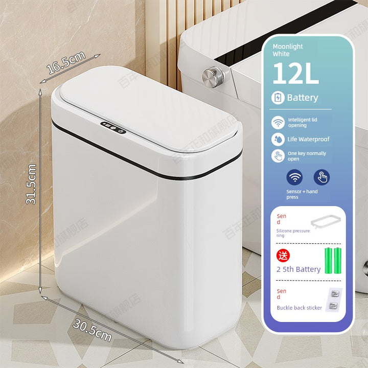 Smart Toilet Corner Wall Hanging Large Inductive Ashbin