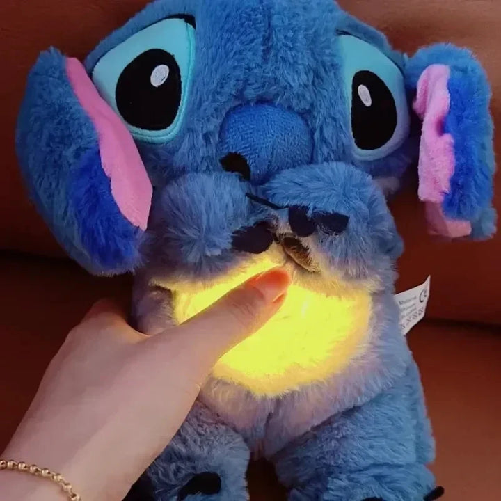 Stitch/Angel Plush Doll Breathing Light Child