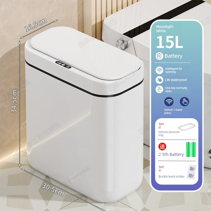 Smart Toilet Corner Wall Hanging Large Inductive Ashbin