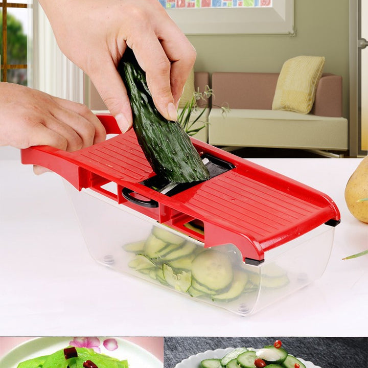 Multi-Function Vegetable Chopper Wipe Grater Slicer