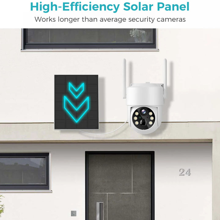 WIFI Solar Camera 4MP Human Detection