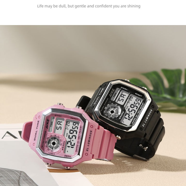 Sports Watch Women's Junior High School Student Waterproof