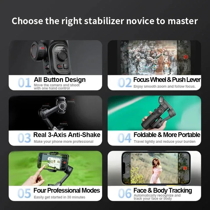 Handheld Gimbal Stabilizer for Smartphone