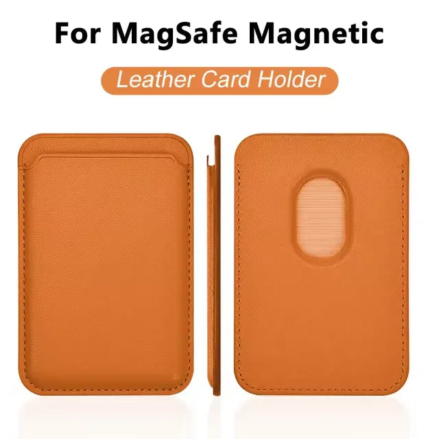 Magsafe magnetic leather case for iPhone