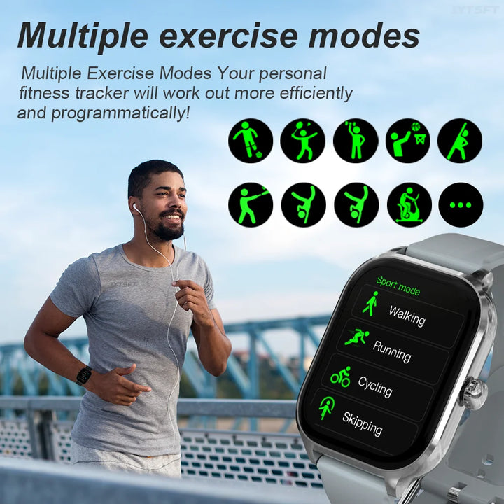 Smart Watch Monitor Sports Fitness IOS/Android