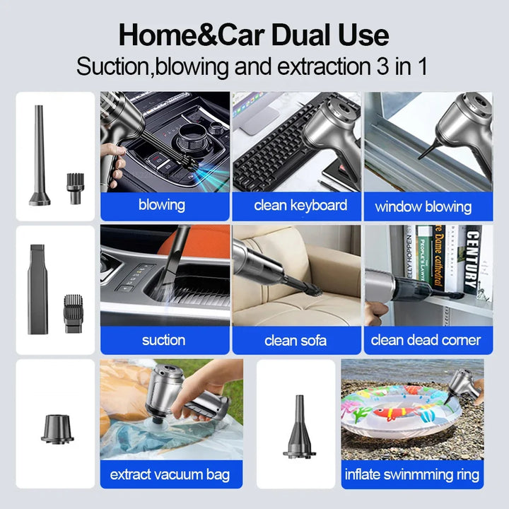 Car Vacuum Cleaner Strong Suction