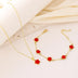 Flower Leaf Plant Set for Women Necklance/Bracelet