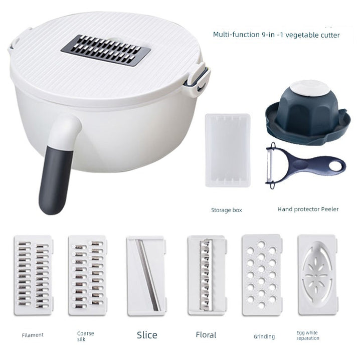 Multi-Function Vegetable Chopper Wipe Grater Slicer