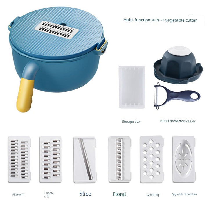 Multi-Function Vegetable Chopper Wipe Grater Slicer