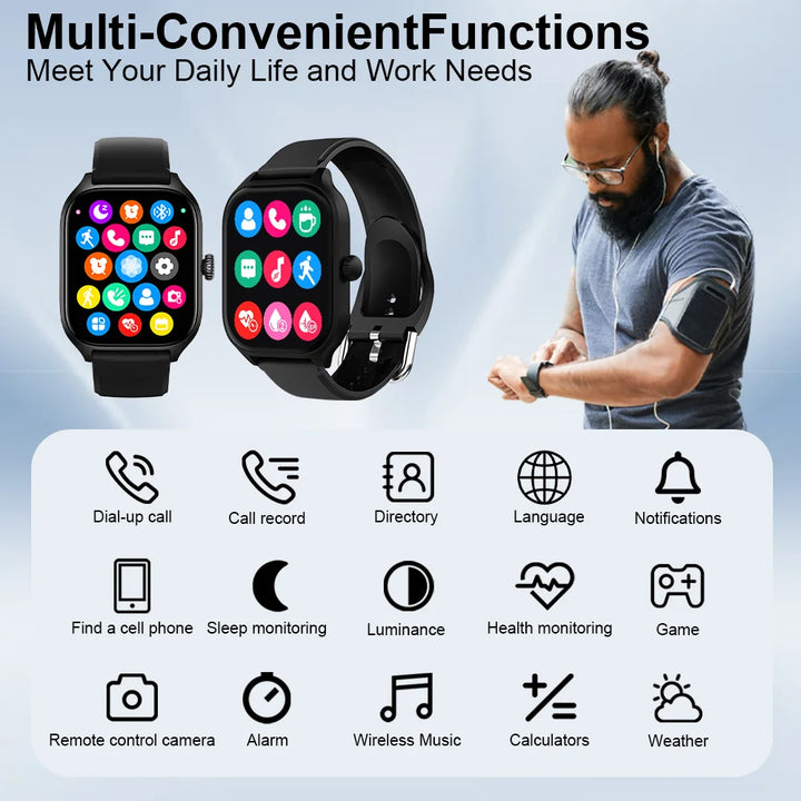 Smart Watch Monitor Sports Fitness IOS/Android