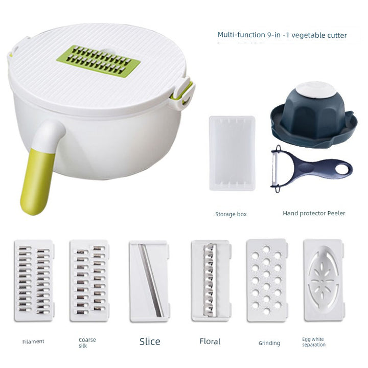 Multi-Function Vegetable Chopper Wipe Grater Slicer