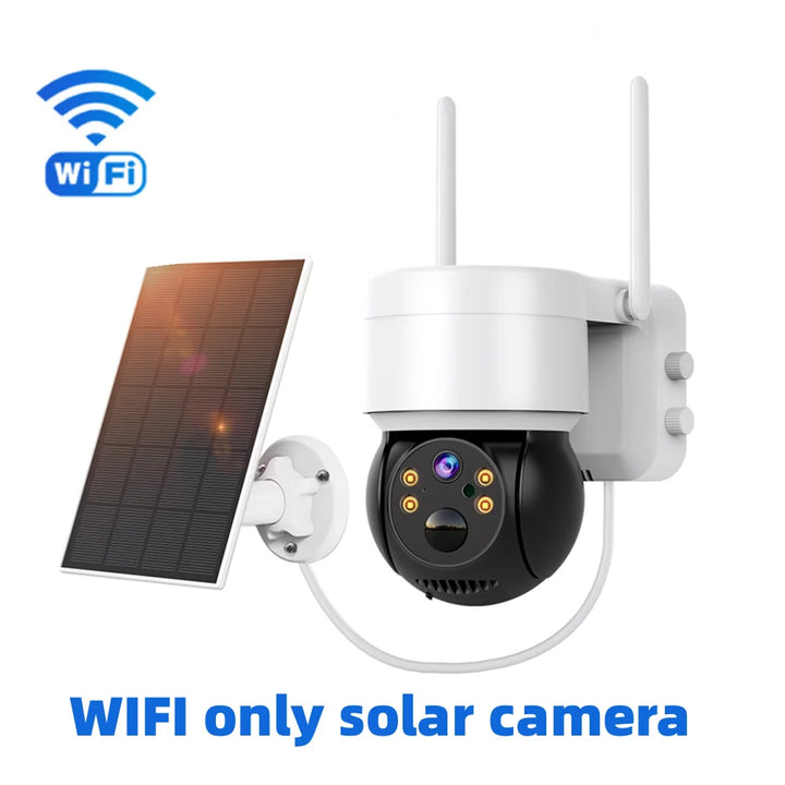 WIFI Solar Camera 4MP Human Detection