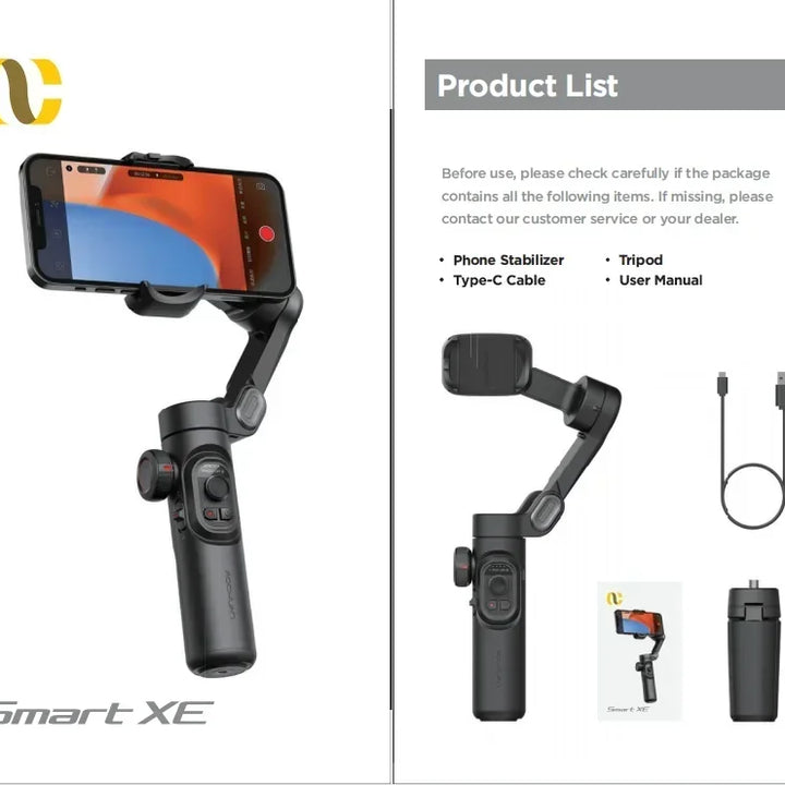 Handheld Gimbal Stabilizer for Smartphone