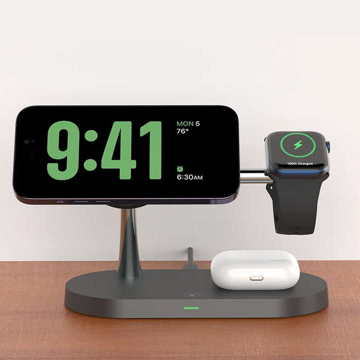 Wireless Charger Stand For iPhone, Apple Watch and Airpods